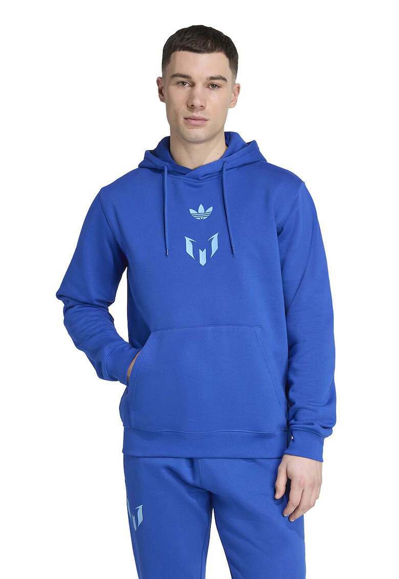 adidas Performance Футболно худи Messi с джоб кенгуру