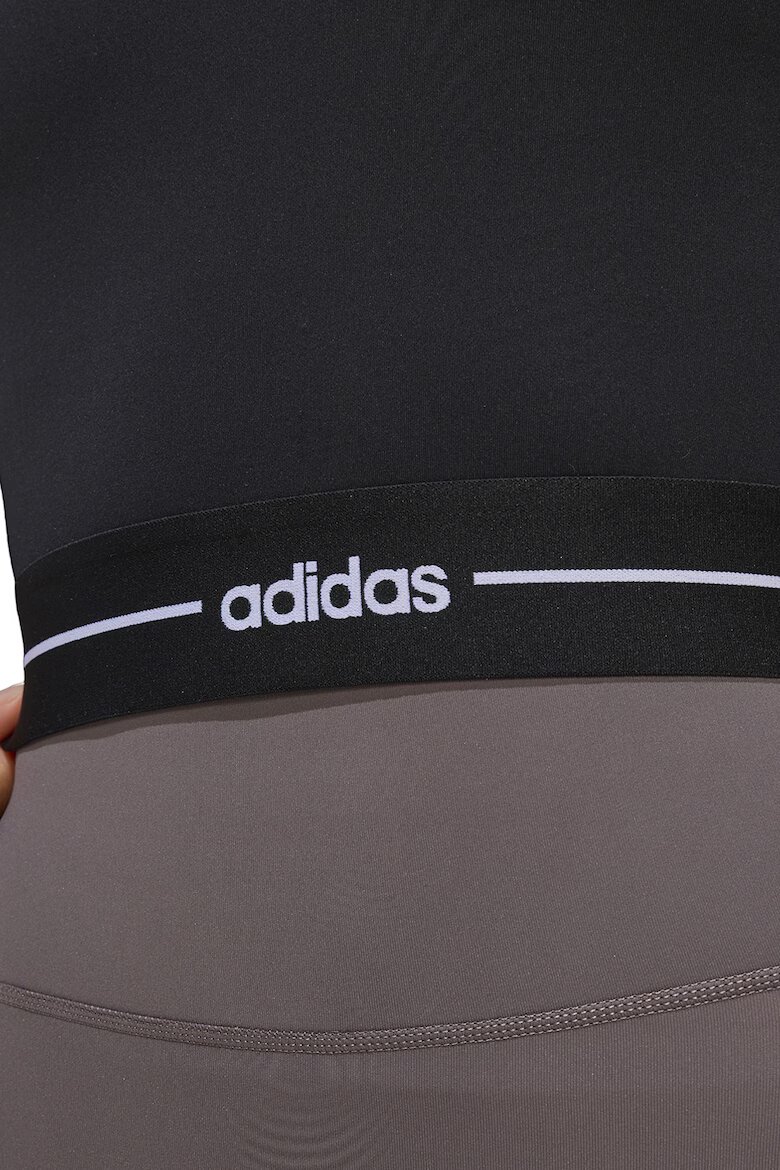 adidas Performance Къса тренировъчна блуза Hyperglam Черен
