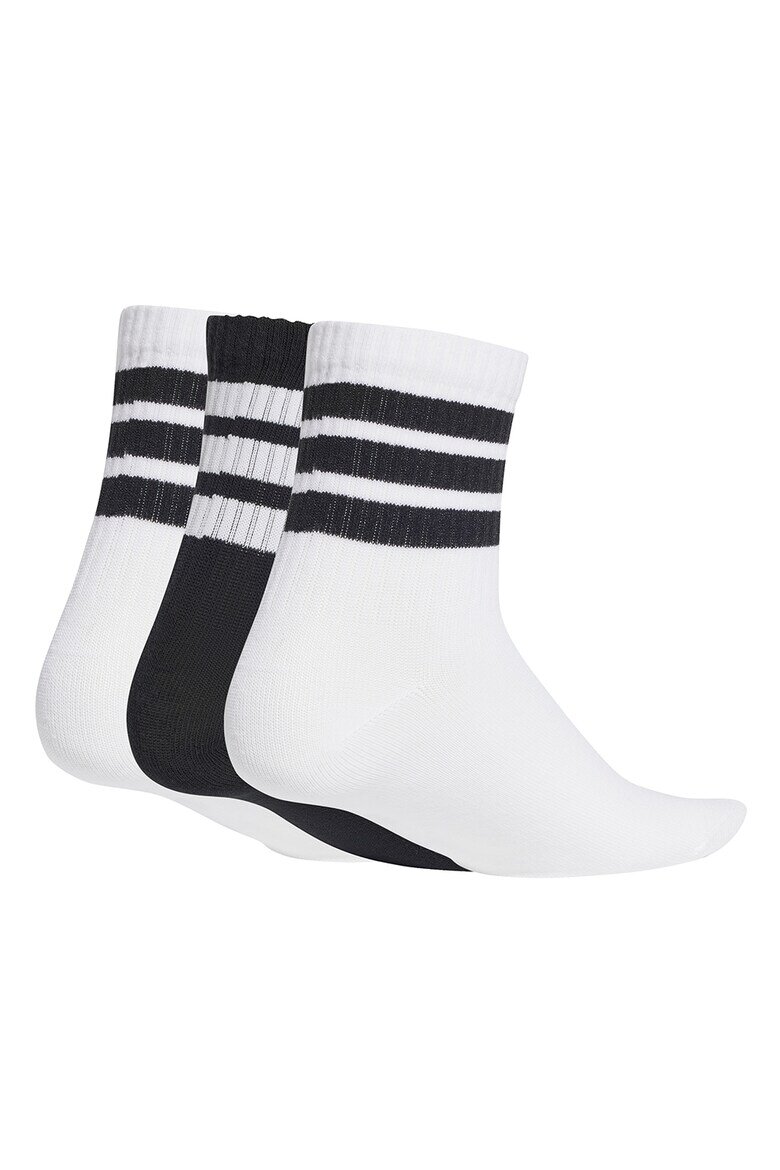 adidas Performance Къси чорапи 3 чифта Бял/Черен