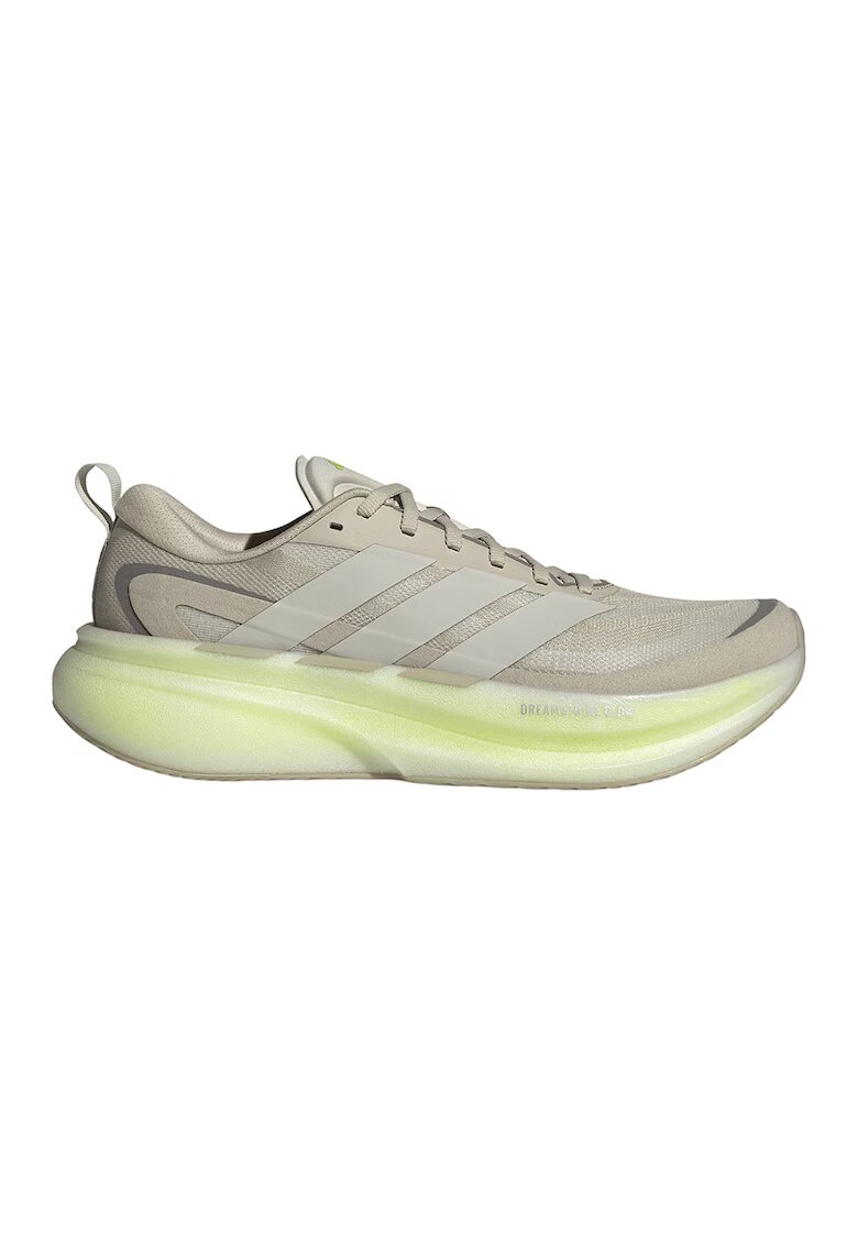 adidas Performance Маратонки Supernova Glide със светлоотразители - Бледозелен/Сиво-бежов