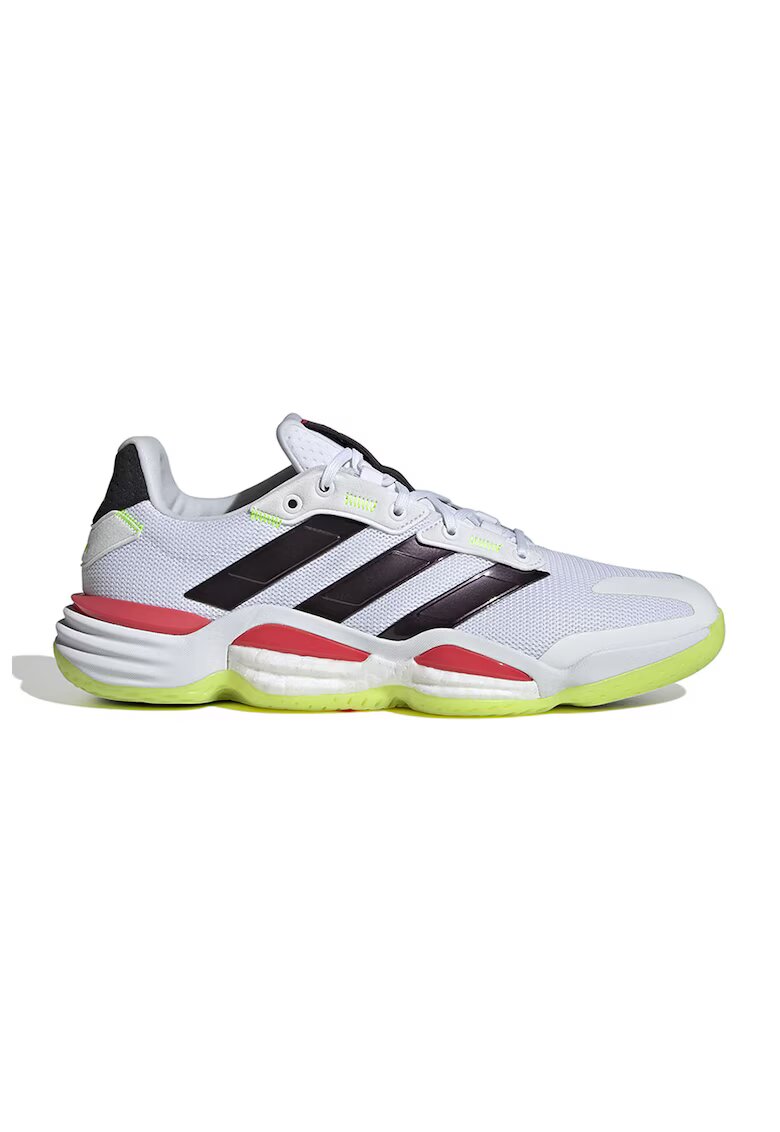 adidas Performance Мрежести спортни обувки Stabil 16 Indoor със синтетика - Червен/Бял/Лайм зелено