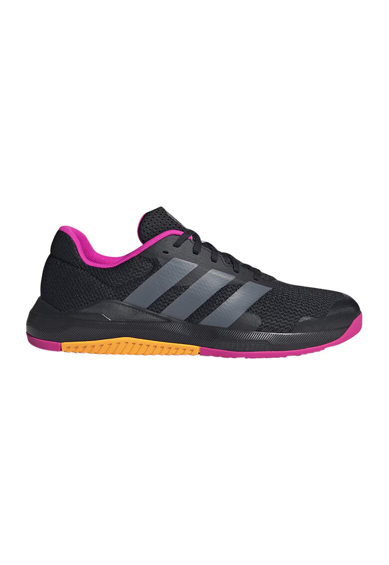 adidas Performance Мрежести тренировъчни обувки Dropset Base - Оранжев/Розово/Антрацитно сиво