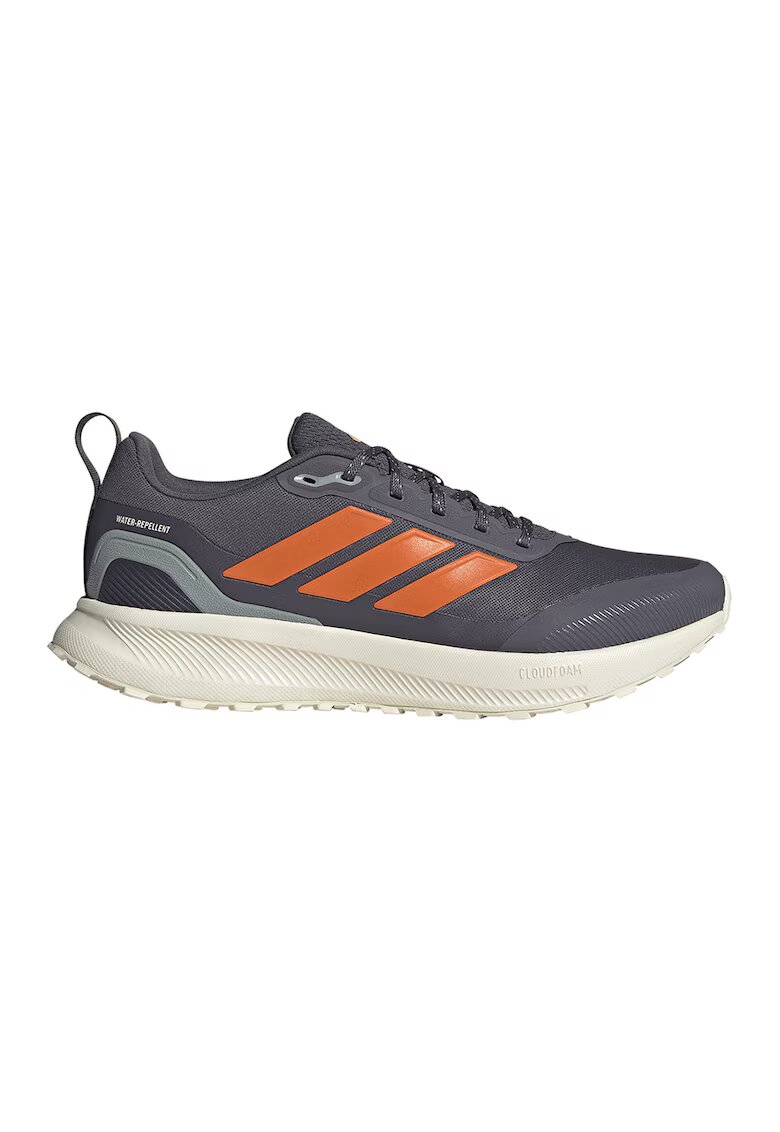 adidas Performance Непромокаеми обувки Runfalcon 5 за бягане - Черен/Оранжев/Пепеляво сиво