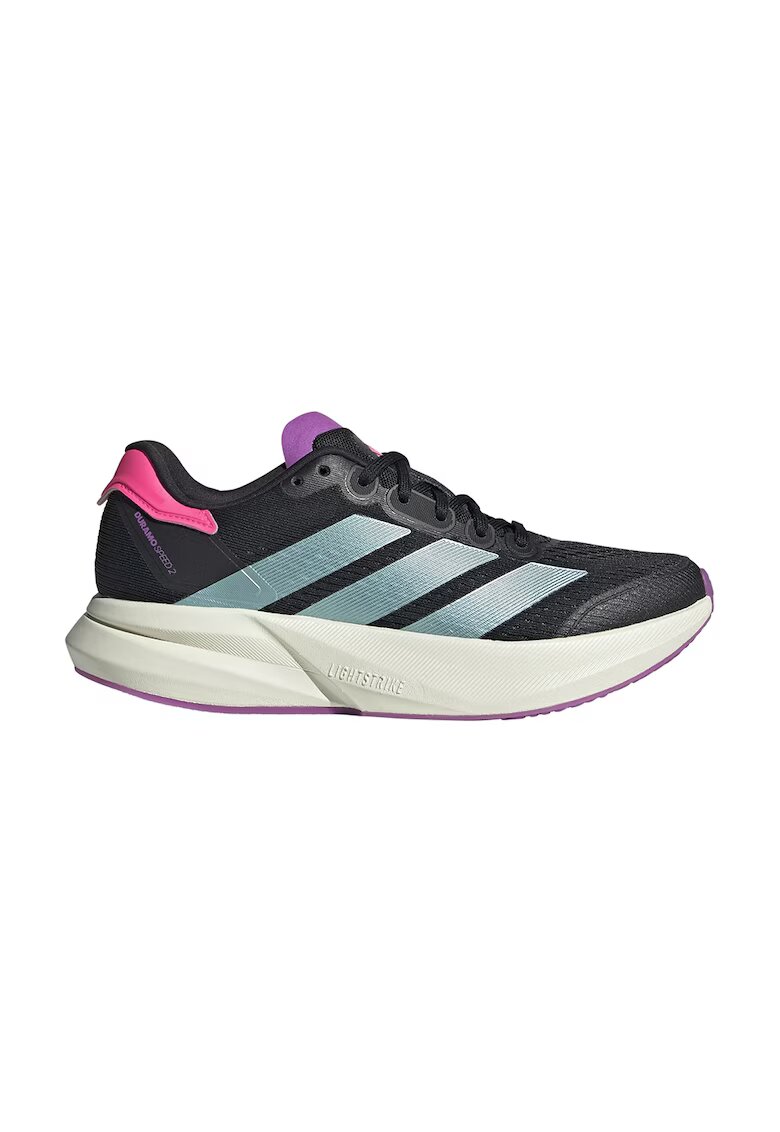 adidas Performance Обувки Duramo Speed 2 за бягане - Розово/Антрацитно сиво