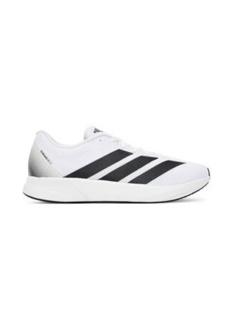 adidas Performance Обувки от текстилен материал с висока подметка и контрастни ивици за бягане