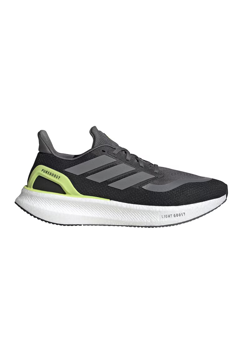 adidas Performance Обувки Pureboost 5 за бягане - Черен/Лайм зелено