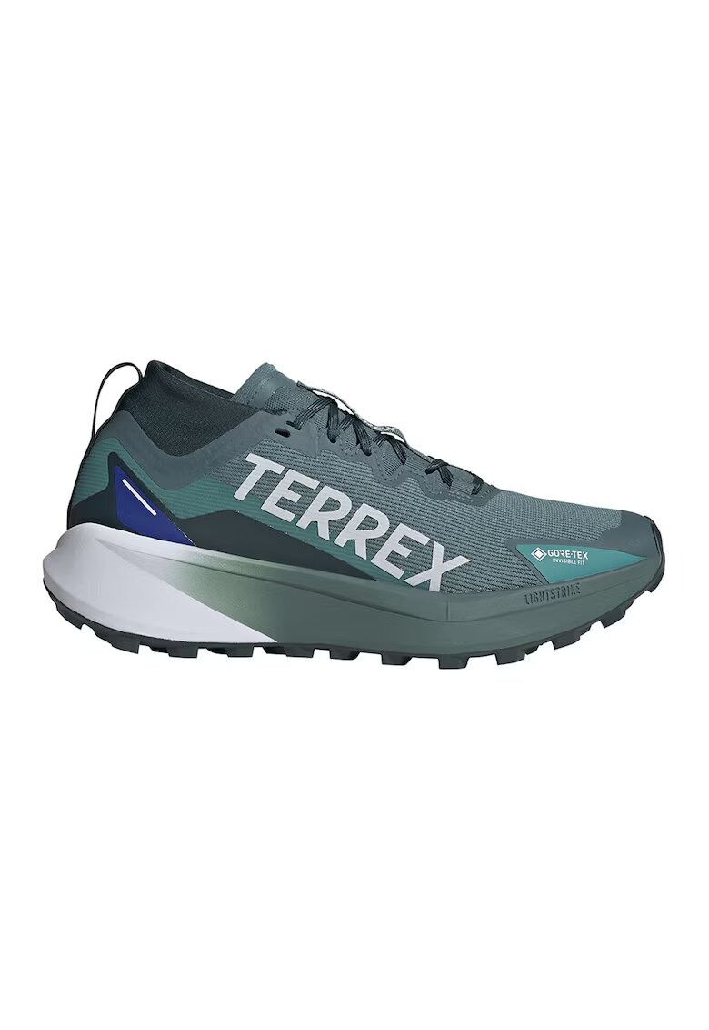 adidas Performance Обувки Terrex Agravic за бягане - Тъмнозелен/Бял/Тъмносин
