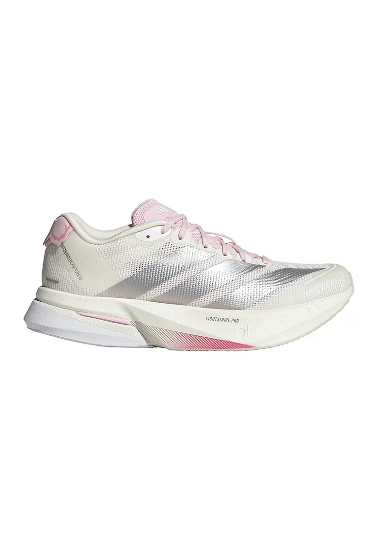 adidas Performance Обувки за бягане Adizero Boston 13 - Бял/Сребрист