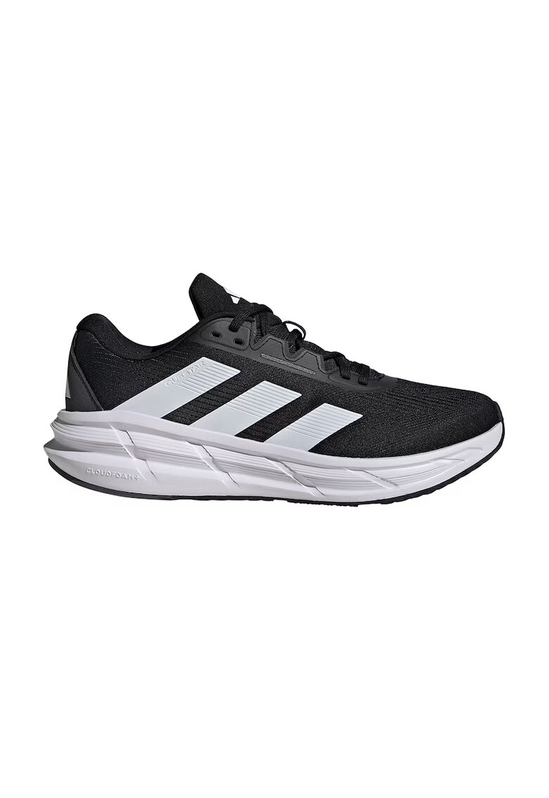 adidas Performance Обувки за бягане Questar 3 с мрежа - Черен/Пепеляво сиво