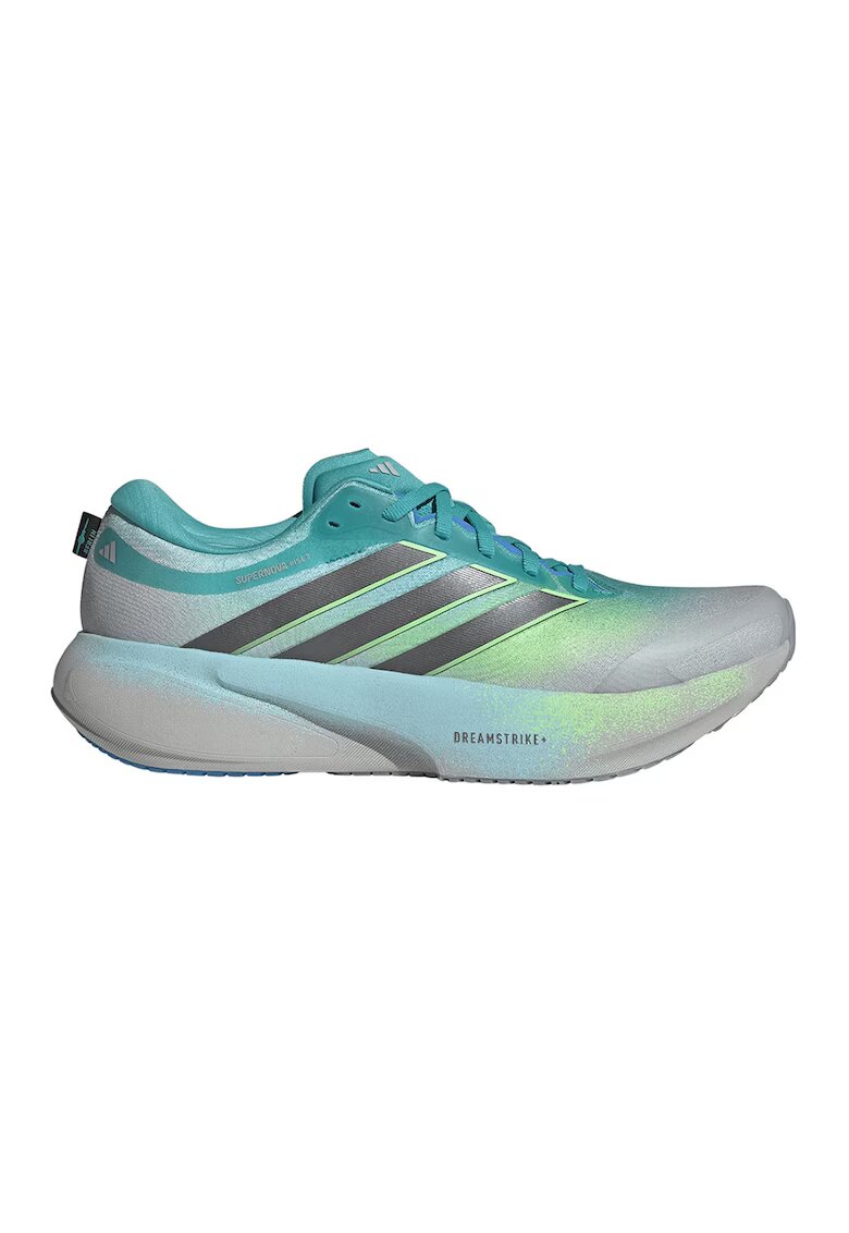 adidas Performance Обувки за бягане SuperNova Rise 3 - Избеляло черно/Бледозелен/Петролно синьо
