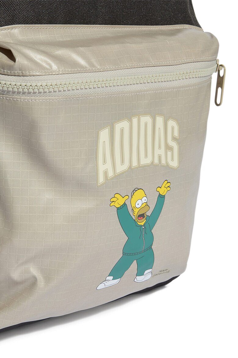 adidas Performance Раница с джоб за бутилка за вода Избеляло черно/Сиво-бежов
