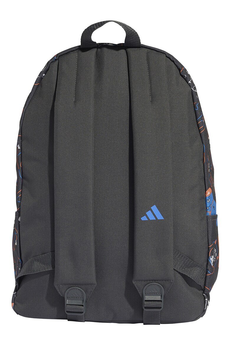 adidas Performance Раница с преден джоб и принт Оранжев/Сив/Светлосин