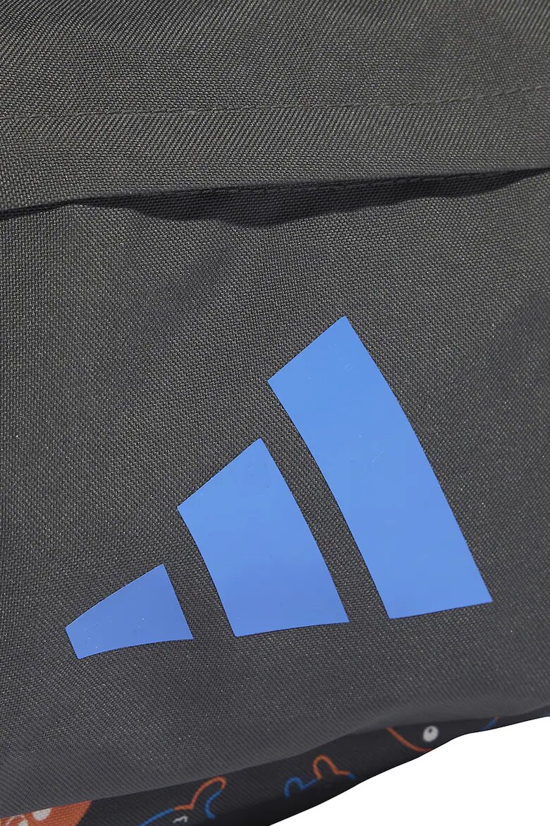 adidas Performance Раница с преден джоб и принт Оранжев/Сив/Светлосин