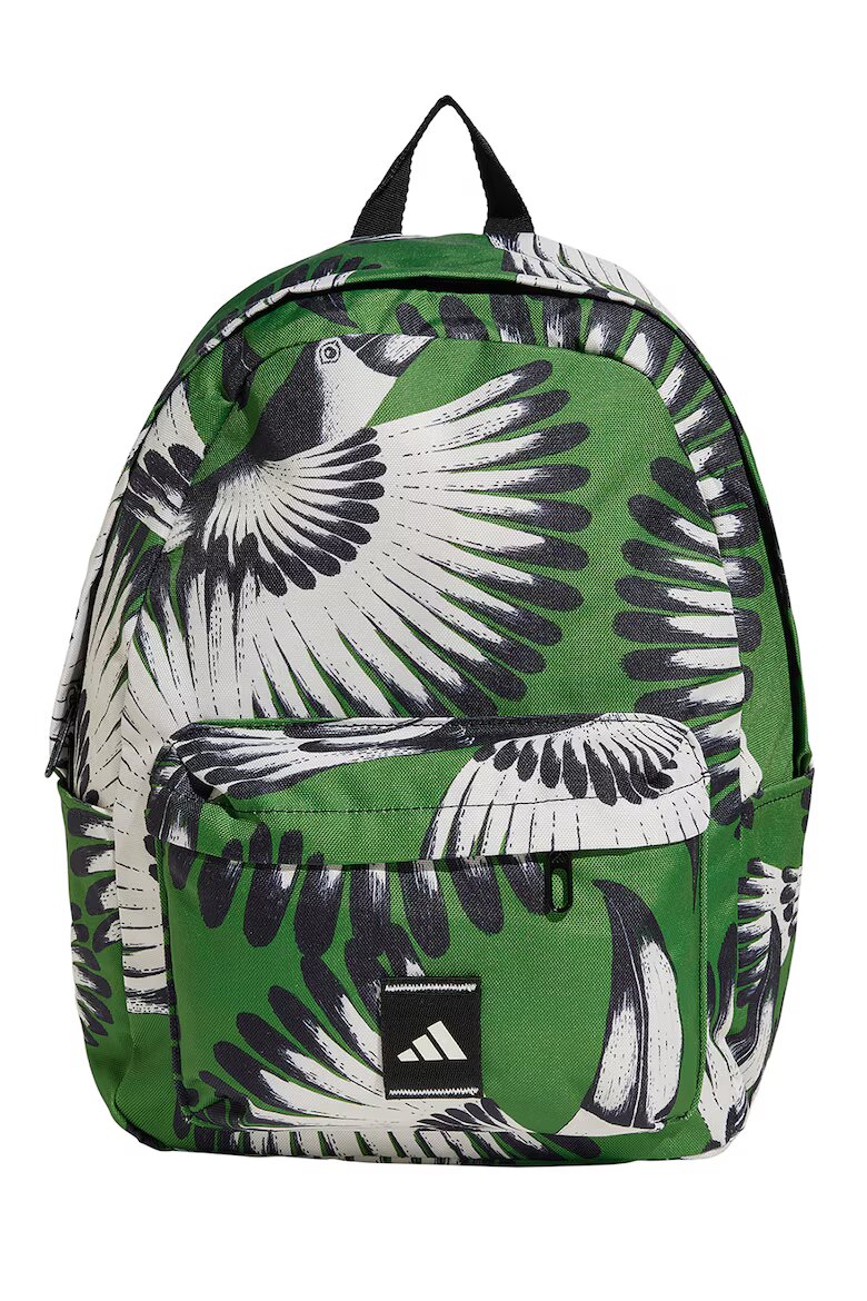 adidas Performance Раница с шарка и преден джоб Бял/Зелен/Черен
