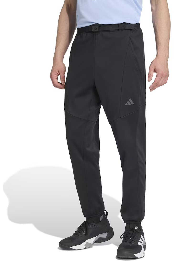 adidas Performance Спортен панталон с лого и странични джобове
