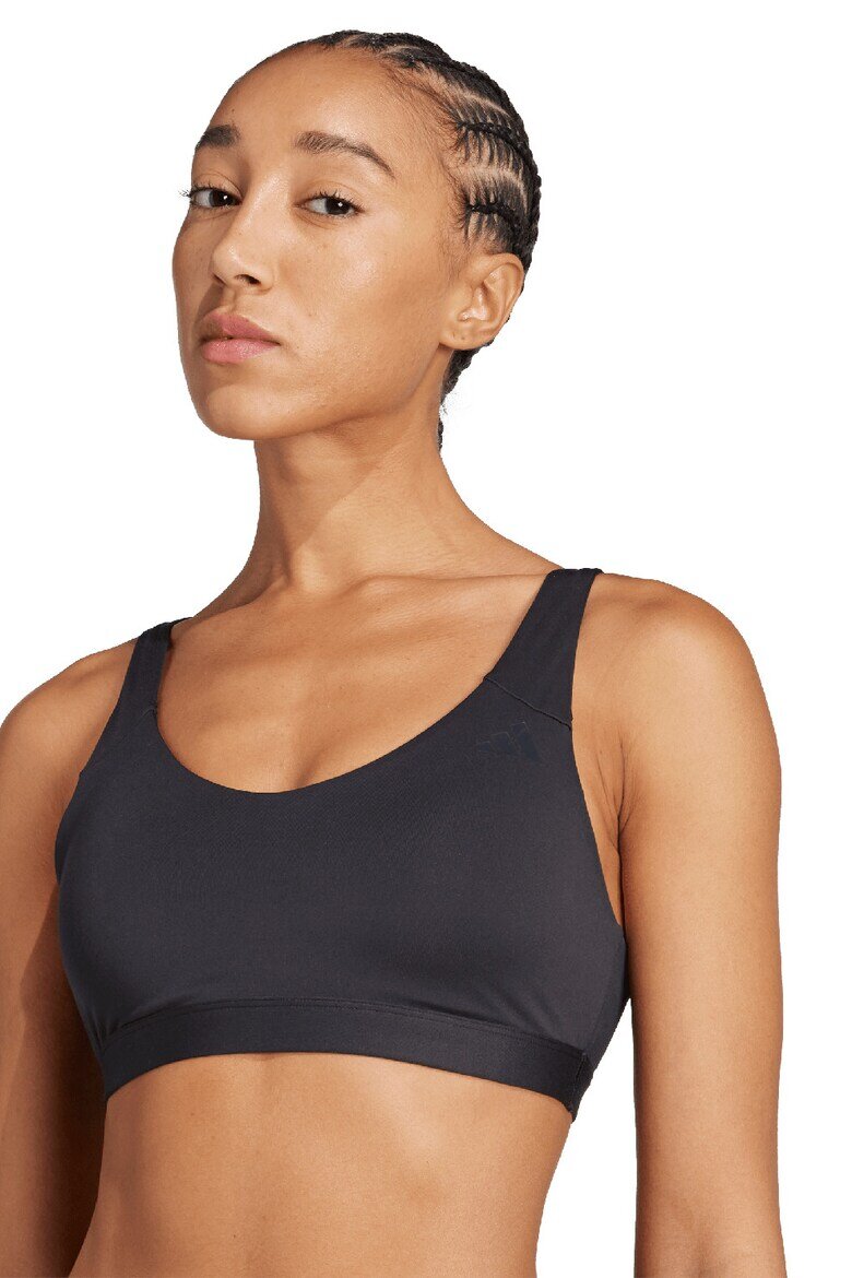adidas Performance Спортно бюстие All Me Essentials Черен