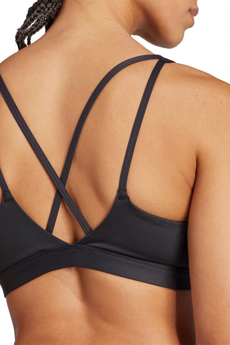 adidas Performance Спортно бюстие All Me Essentials Черен