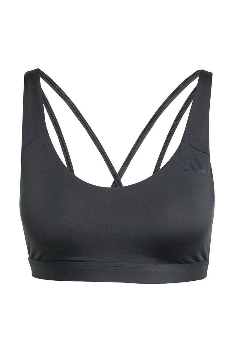 adidas Performance Спортно бюстие All Me Essentials Черен