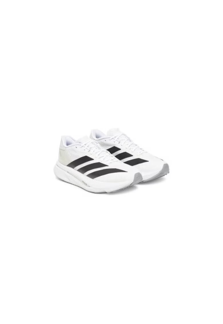 adidas Performance Текстилни обувки с контрастни райета и връзки за бягане