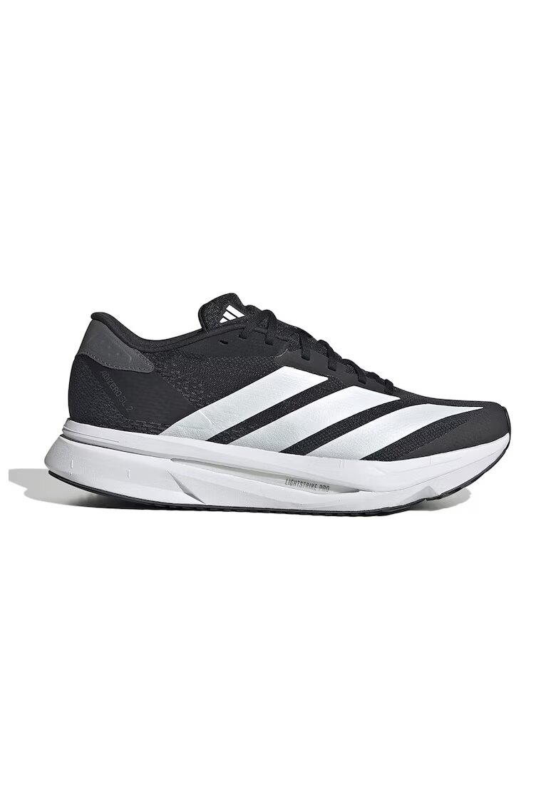 adidas Performance Текстилни обувки за бягане Adizero - Светло сив/Бял
