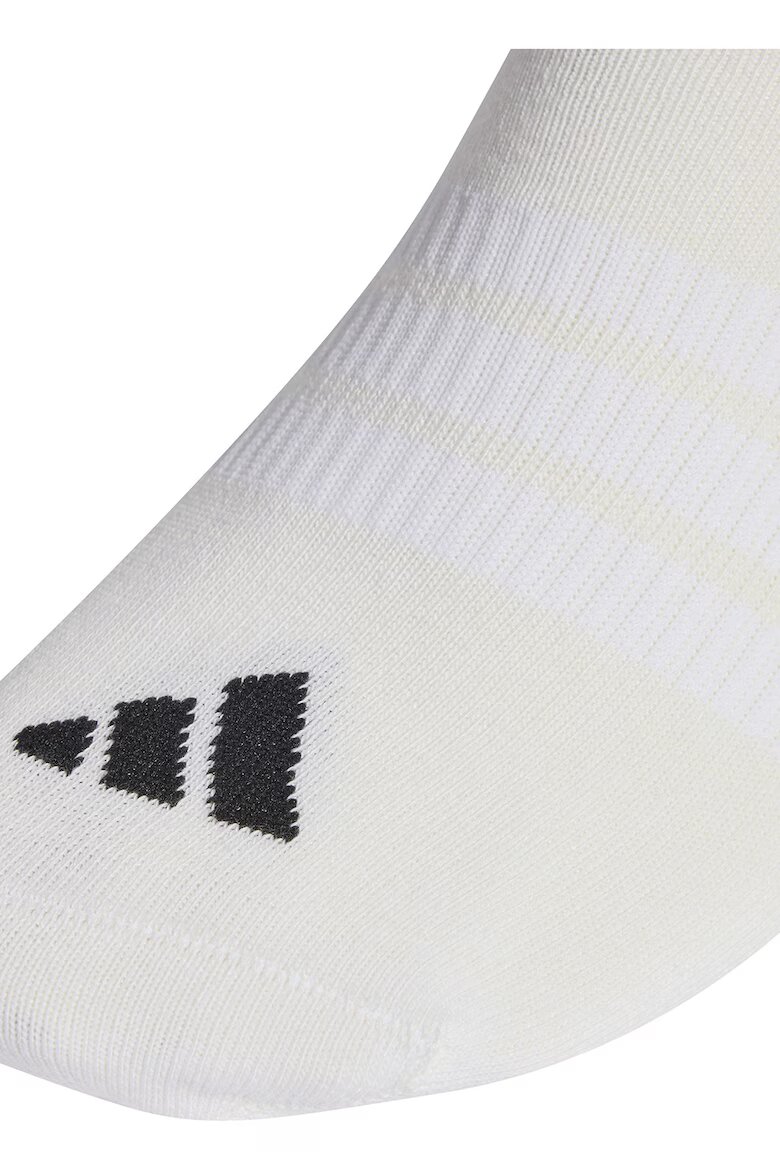 adidas Performance Унисекс чорапи до глезена Essentials 3 чифта Слонова кост/Черен