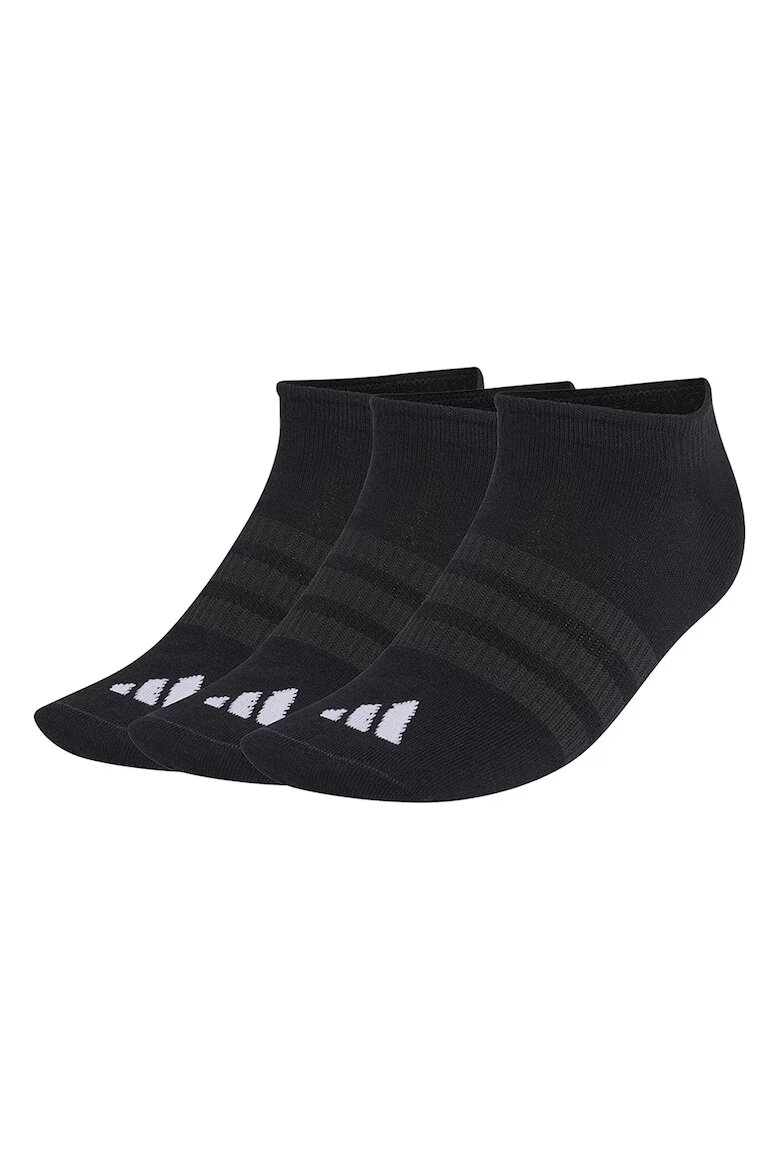 adidas Performance Унисекс чорапи Essentials с лого - 3 чифта Бял/Черен/Tъмносив
