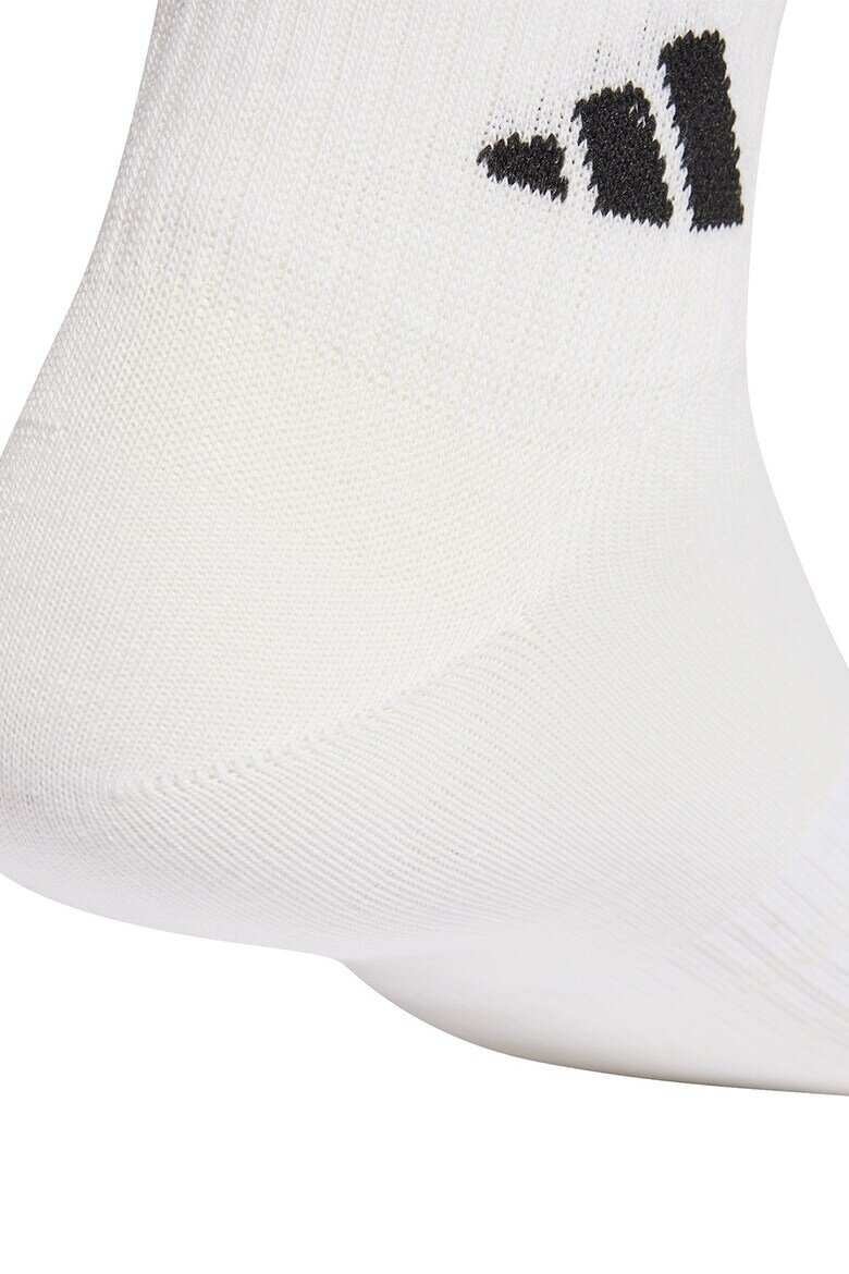 adidas Performance Унисекс чорапи с памук 3 чифта Бял