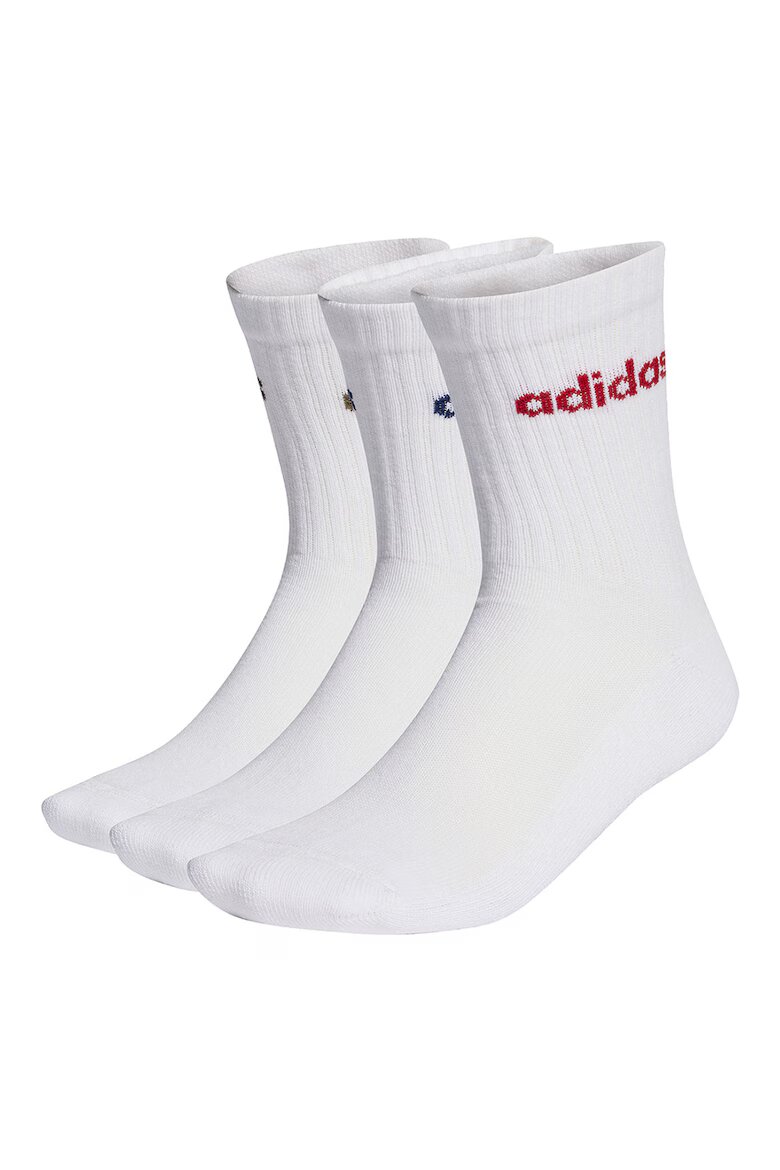 adidas Performance Унисекс дълги чорапи с рипс - 3 чифта