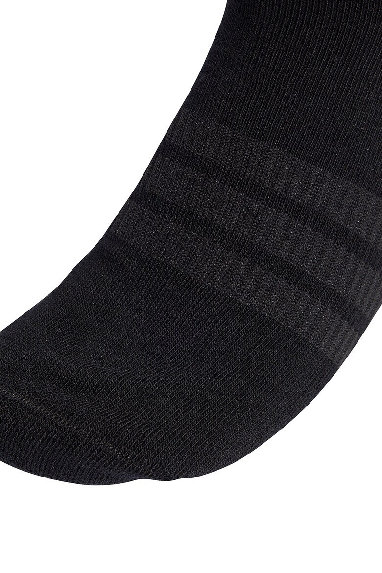 adidas Performance Унисекс къси чорапи с лого - 3 чифта Черен/Бял