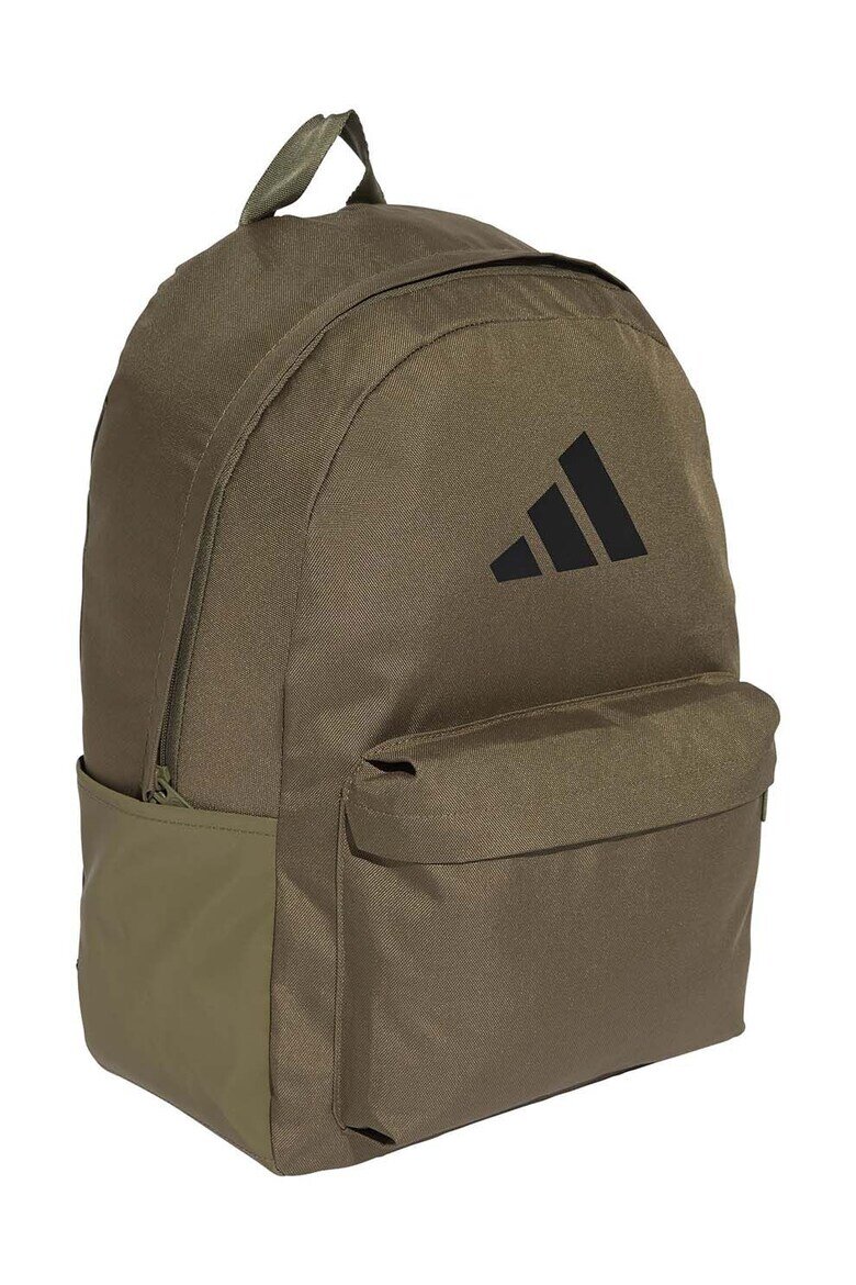 adidas Performance Унисекс текстилна раница Classic Bars - 27.5 л Черен/Маслинено зелено