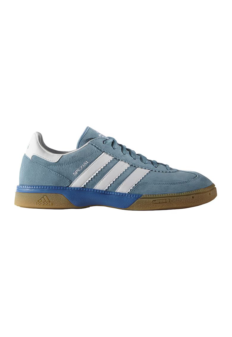 adidas Performance Велурени хандбал обувки Spezial - Бял/Светлосин