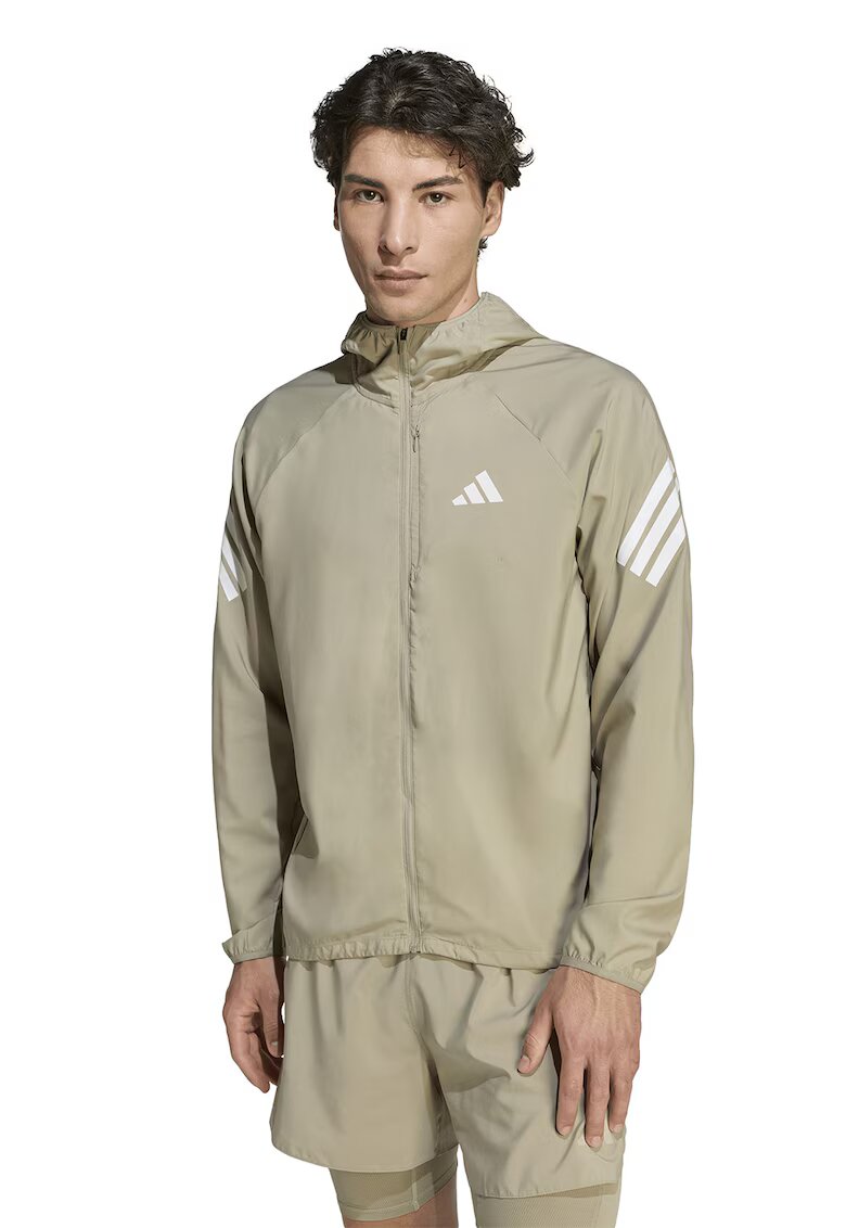 adidas Performance Яке за бягане Adi365 Iconic с реглан ръкави - Бежов