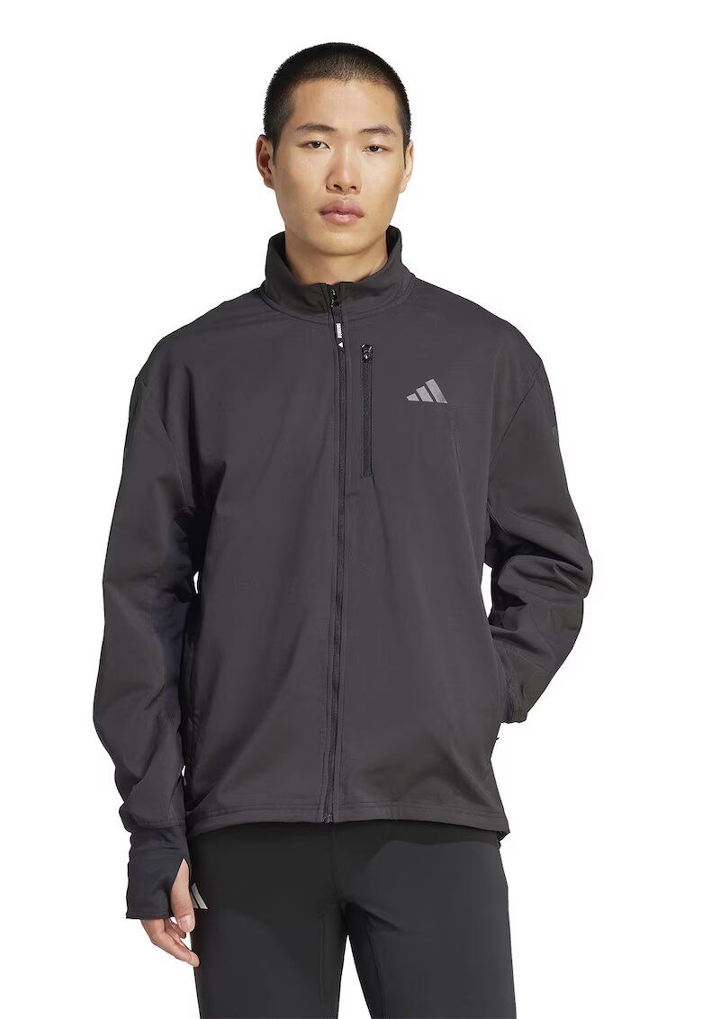 adidas Performance Яке за бягане с цепки за палеца