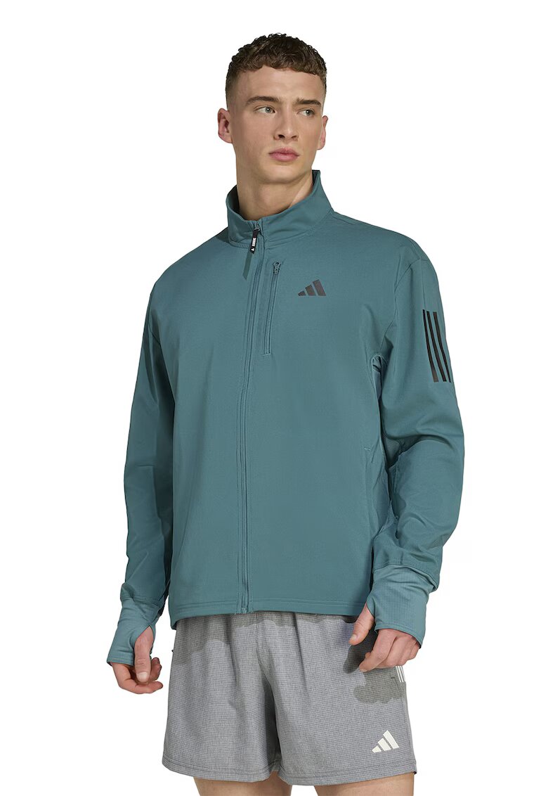 adidas Performance Яке за бягане с цепки за палеца