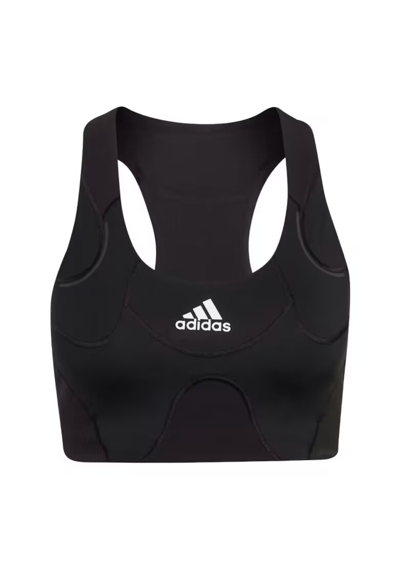 adidas Спортен сутиен полиестер/еластан - черен -
