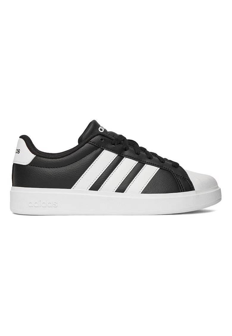 adidas Спортни обувки за деца - черни с бели ленти