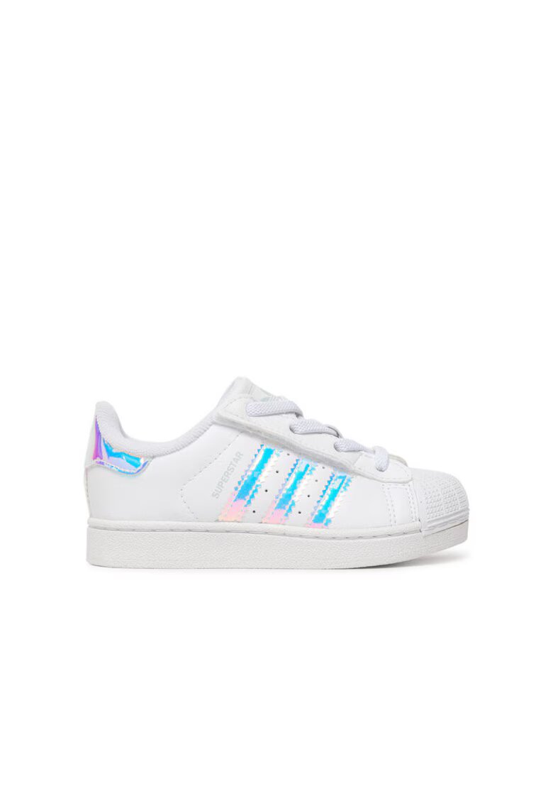 adidas Спортни обувки за деца - велкро - бели - екологична кожа
