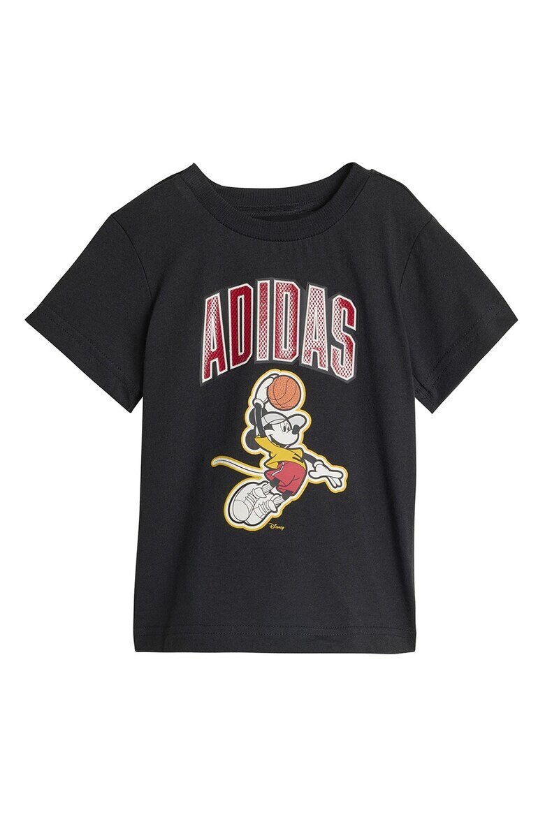 adidas Sportswear adidas Performance Тениска с шарка и шорти - 2 части Червен/Бял/Черен