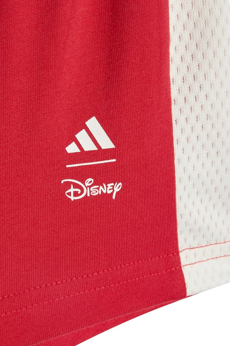 adidas Sportswear adidas Performance Тениска с шарка и шорти - 2 части Червен/Бял/Черен