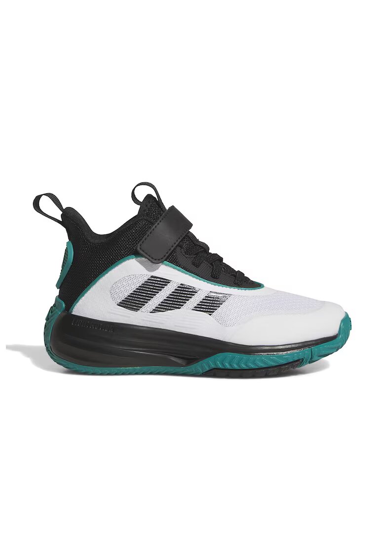 adidas Sportswear Баксетболни обувки Own The Game 3.0 с велкро - Бял/Черен/Персийско зелено