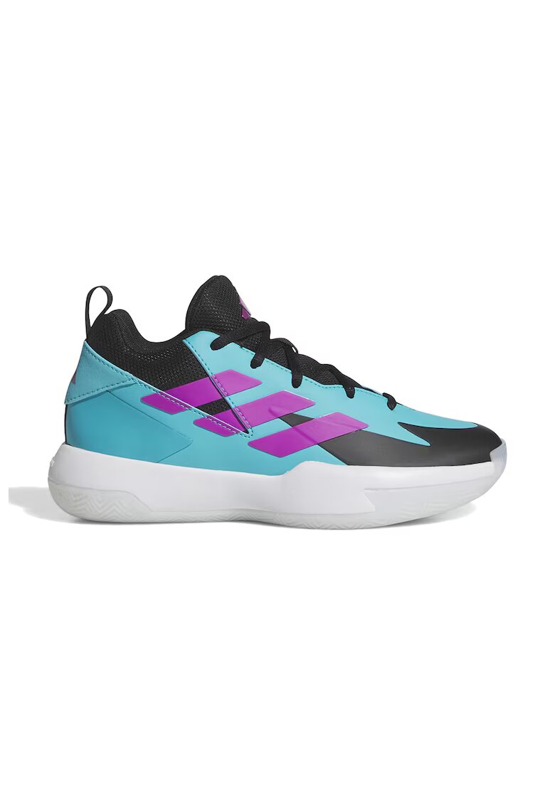 adidas Sportswear Баскетболни обувки Cross 'Em Up до глезена - Черен/Светлолилав/Тюркоаз