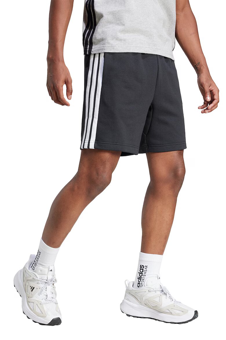 adidas Sportswear Бермуди Essentials с 3 ивици Бял/Черен