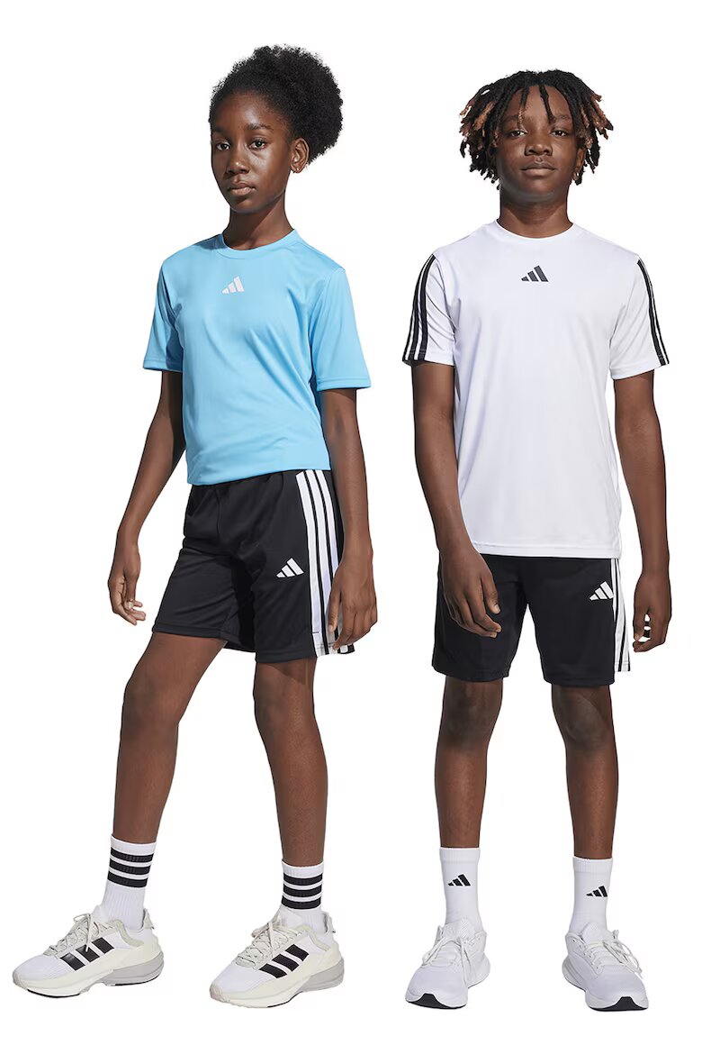 adidas Sportswear Бермуди с джобове и еластична талия Бял/Черен
