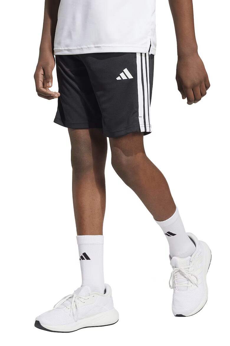 adidas Sportswear Бермуди с джобове и еластична талия Бял/Черен