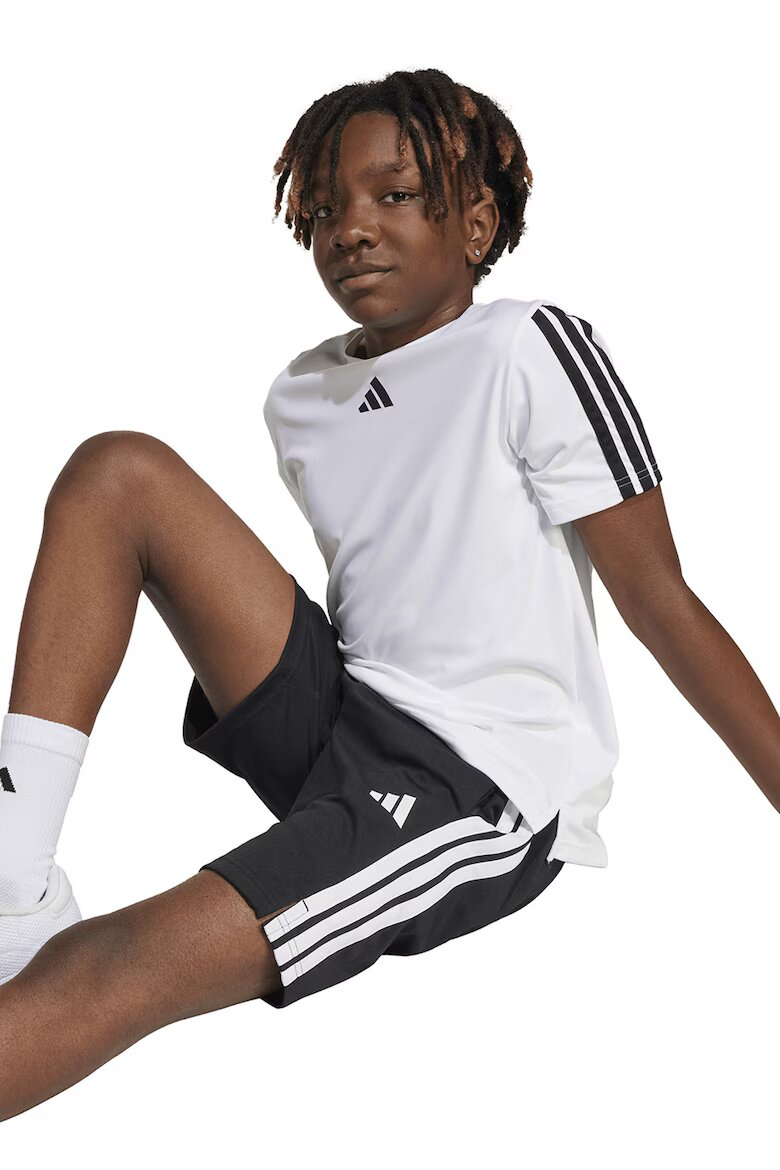 adidas Sportswear Бермуди с джобове и еластична талия Бял/Черен