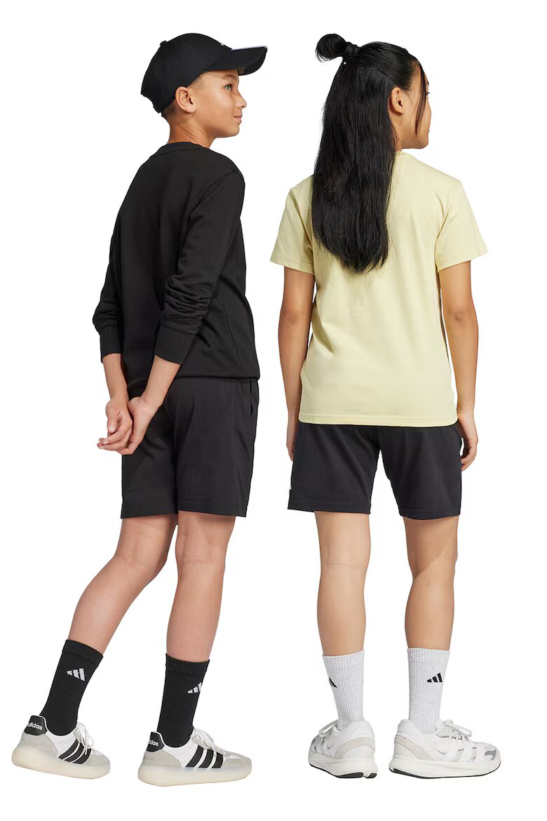 adidas Sportswear Бермуди с лого Бял/Черен