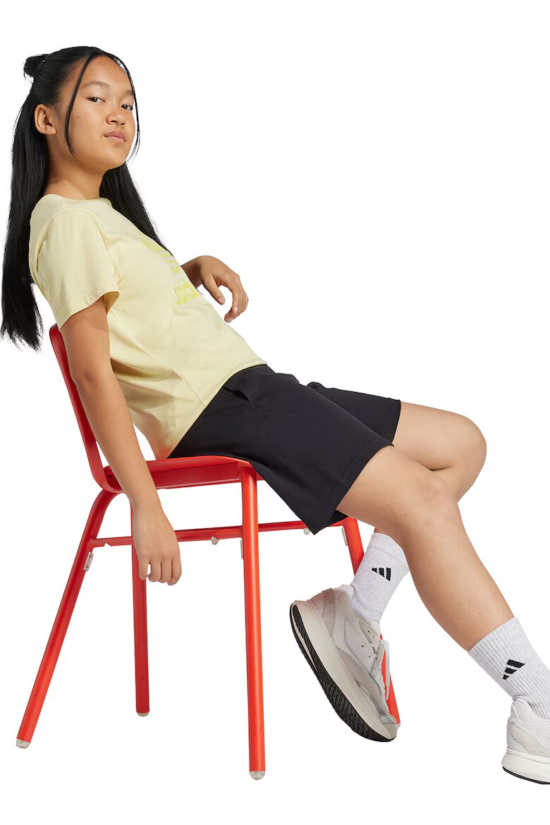 adidas Sportswear Бермуди с лого Бял/Черен