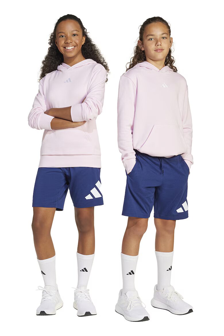 adidas Sportswear Бермуди с лого Бял/Тъмносин