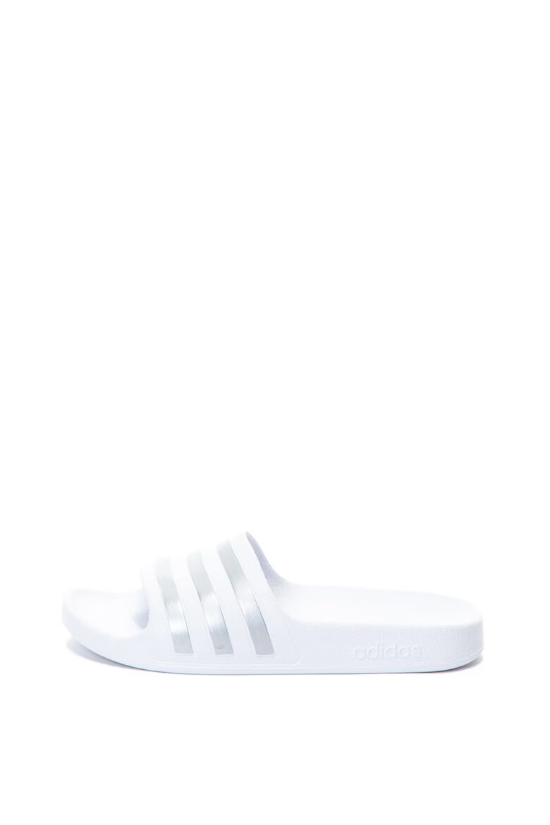 adidas Sportswear Чехли Adilette с ергономична стелка Бял/Сребрист