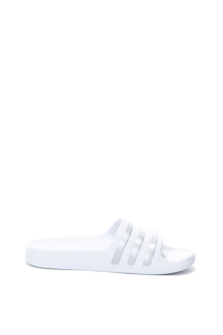 adidas Sportswear Чехли Adilette с ергономична стелка Бял/Сребрист
